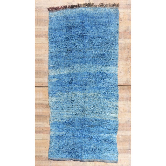 Vintage Beni Mrirt Moroccan Rug, 05'04 X 11'08 For Sale - Image 10 of 10