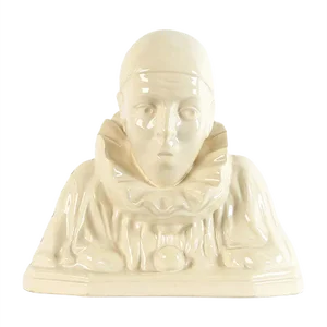 Art Deco Ceramic Pierrot Gourmand