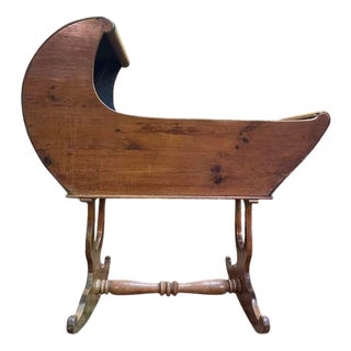 Regional Work Wooden Cradle For Sale
