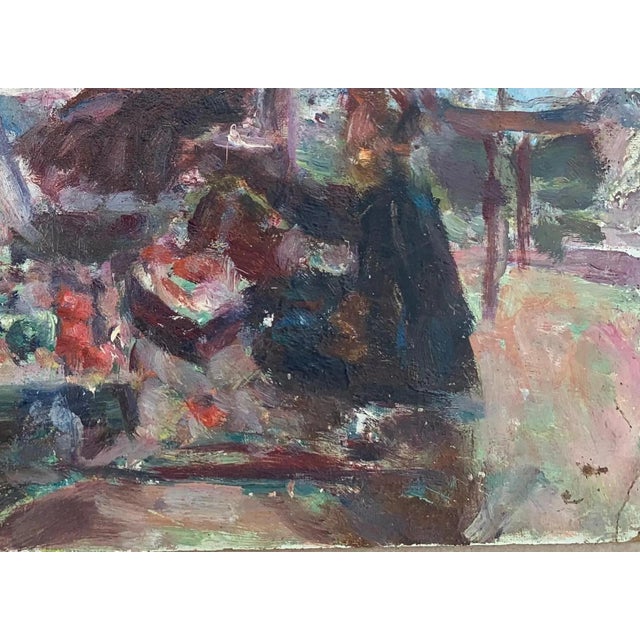 Family Oil Painting, Ukrainian Artist, 1960s For Sale - Image 6 of 6