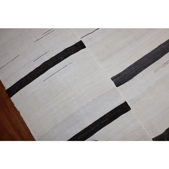 Late 20th Century 20th Century Zabihi Collection Turkish Kilim - 10' x 12'9" For Sale - Image 5 of 9