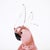 Pair of Mid-Century Hand-Blown Murano Rose Hued Cockateel Sculptures W/ 24k Gold For Sale - Image 4 of 13