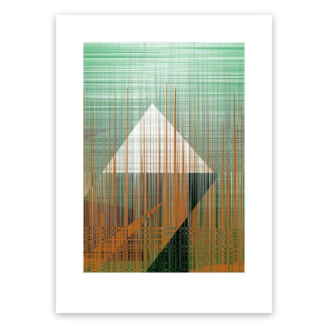 Contemporary Abstract New Media Art Print "Straec #4" Luuk De Haan For Sale