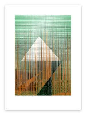 Contemporary Abstract New Media Art Print "Straec #4" Luuk De Haan