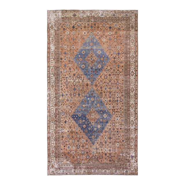 Antique Oversized Khotan Wool Rug - 8`4" X 15`7" For Sale