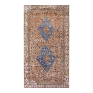 Antique Oversized Khotan Wool Rug - 8`4" X 15`7"