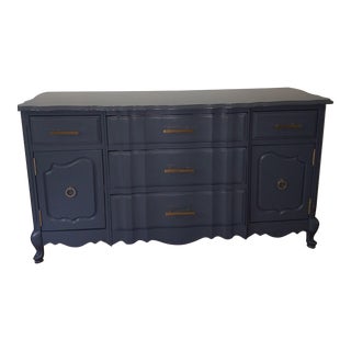 1940s Bassett Furniture Mid-Century French Provincial/Hollywood Regency Sideboard For Sale
