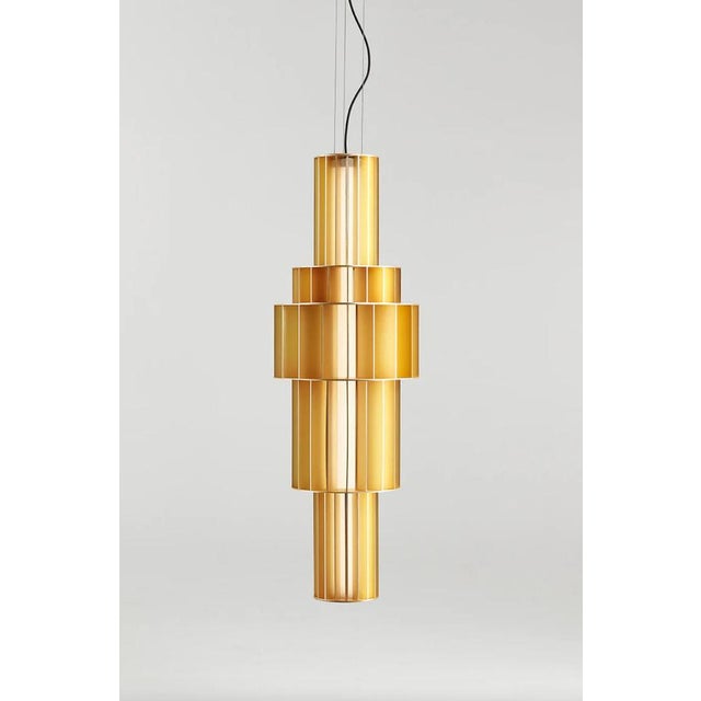 Black T Gr Custom Combination Suspended Lamp by Stephen Burks Babel for Parachilna For Sale - Image 8 of 12