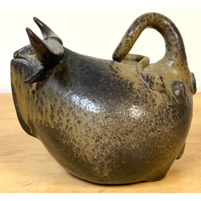 Modern Jorge Mealha (1934–2021) Sculptural Steer / Bovine Form Portugal, late 20th C. For Sale - Image 3 of 16