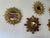 Vintage 1960s French Style 16.5" Gilded Sunburst Wall Mirror For Sale - Image 16 of 17