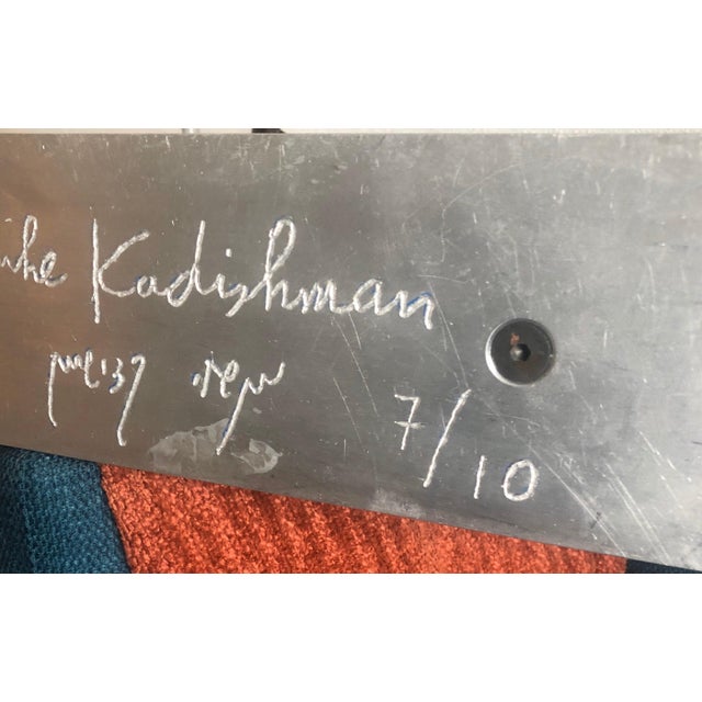 Abstract Expressionism Menashe Kadishman, Large 1970's Israeli Abstract Sculpture Steel Menashe Kadishman Tel Aviv Uprise, c.1970's For Sale - Image 3 of 12