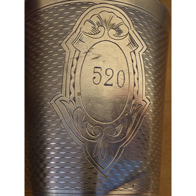 Silver-Plated Metal Cup by Ercuis For Sale - Image 5 of 14