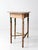 Wood Antique Primitive Demi Lune Console Table For Sale - Image 7 of 18