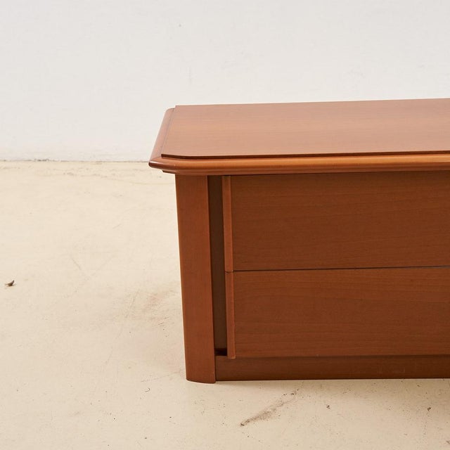 Pair of modern wooden bedside tables height: 49 width: 73 depth: 40 additional information style: vintage production...