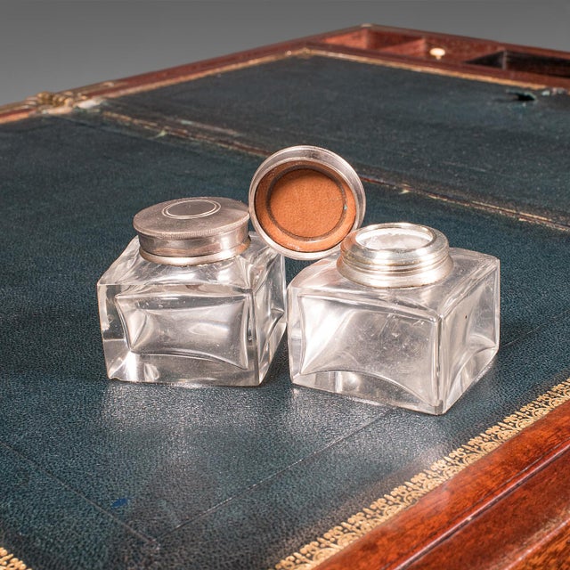 Antique Correspondence Box, Irish, Walnut, Writing Slope, Austin, William IV For Sale - Image 9 of 12