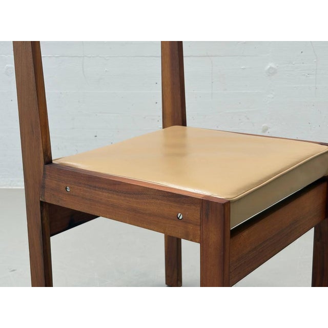 Scandinavian Dining Chair in Walnut and Leather, 1960s For Sale - Image 18 of 18