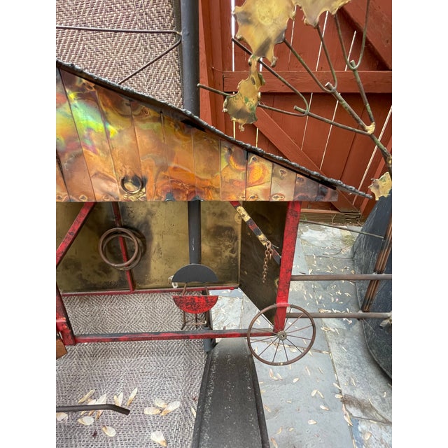 1970s 1970s Curtis Jere, “The Blacksmith Wall Sculpture “ Signed by Curtis Jere For Sale - Image 5 of 12