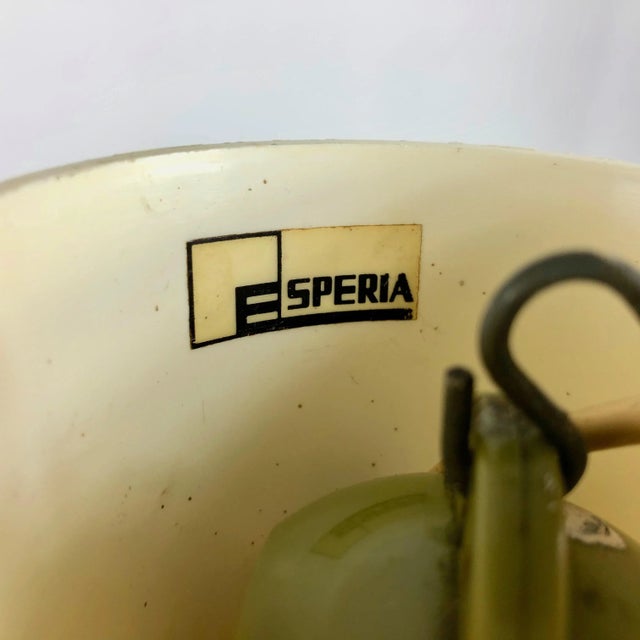 Wood Teak Ceiling Light from Esperia, Italy, 1960s For Sale - Image 7 of 8