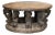 Vintage Large Baga Carved Stool /Table Nimba Kneeling Figures 27.5" W For Sale