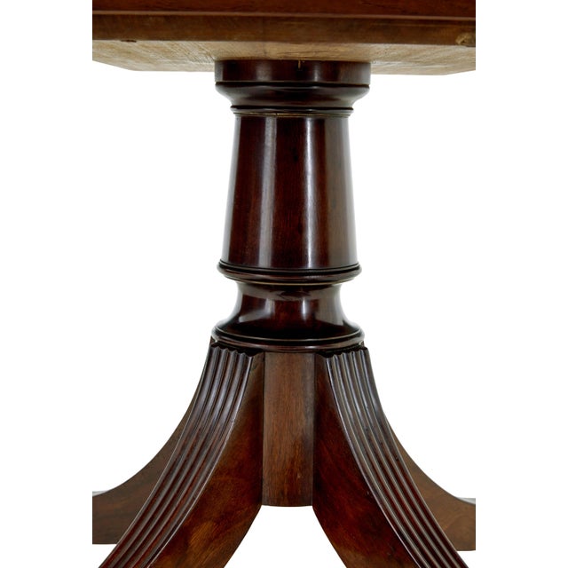 Early 19th Century 19th Century Georgian Mahogany Breakfast Dining Table, 1810s For Sale - Image 5 of 8