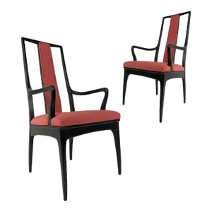 1960s Mahogany John Stuart Dining / Occasional Chairs - A Pair