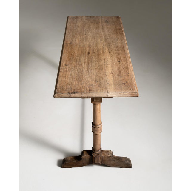 1900 - 1909 French Bistro Side Table, Antique, France, Circa 1900 For Sale - Image 5 of 12