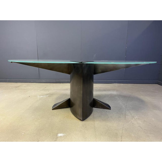 Postmodern Dining Table from Belgochrom, 1980s For Sale - Image 6 of 13
