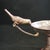 Chinoiserie Metal Bird-Handled Altar Candle Holder With Red Jewels For Sale - Image 3 of 10