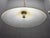 Mid-Century White Murano Glass Pendant Light with Black Rim, Italy, 1970s For Sale - Image 10 of 14