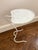 Iconic Salterini Liliy Pad table. Crafted from wrought iron - this table has a beauriful natural design. Perfect drink...