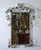 Green Hand-Painted Metal Wall Mirror with Vine Leaf Motives For Sale - Image 8 of 18