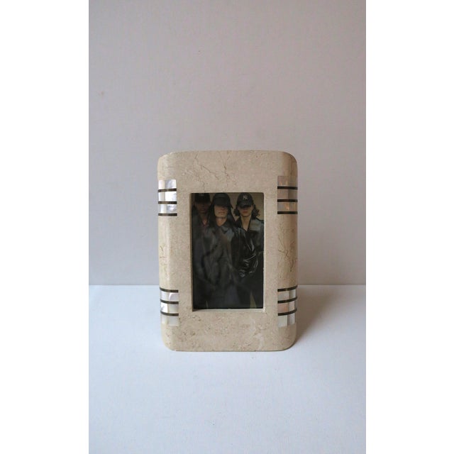 Marble Picture Frame, Circa 1980s For Sale - Image 4 of 11