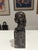 Late 19th Century Antique French Bronze Child Bust on Black Marble Base For Sale - Image 5 of 9
