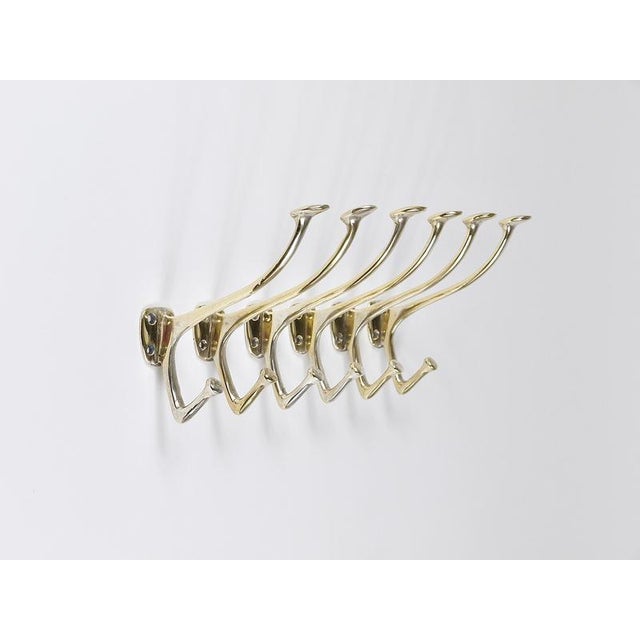 Art Nouveau Nickel Brass Wall Hook by Adolf Loos for Café Capua, Vienna, 1916 For Sale - Image 15 of 18