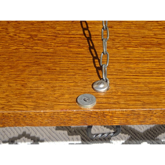 Bin-Shaped Cabinet on Wheels, 1980s For Sale - Image 6 of 18