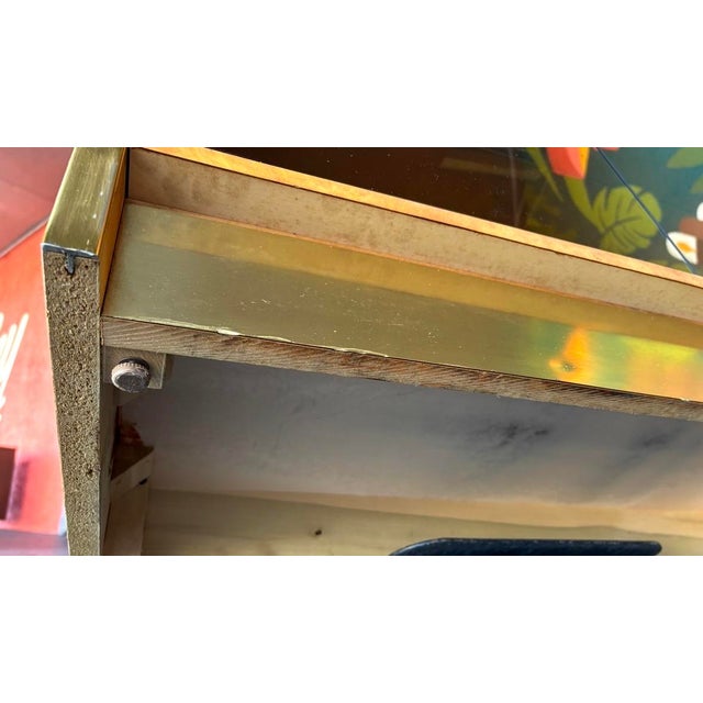 Postmod Thomasville Burl & Smoked Glass Illuminated Curio Cabinet For Sale In Tampa - Image 6 of 15