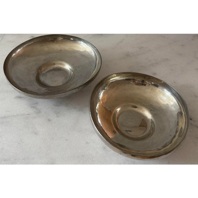 American Handmade Pewter Small Bowl by Riverwood Pewter For Sale - Image 12 of 12