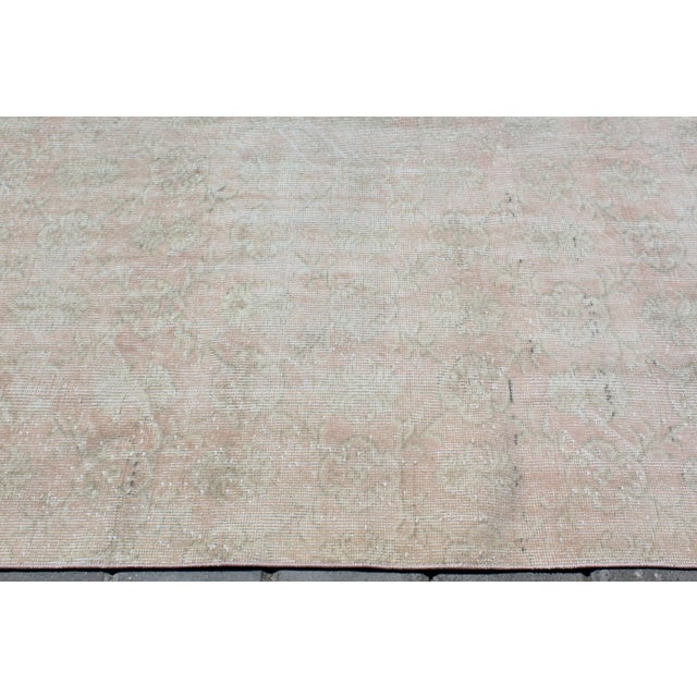 Textile Distressed Oushak Rug - 86"x 135" For Sale - Image 7 of 13