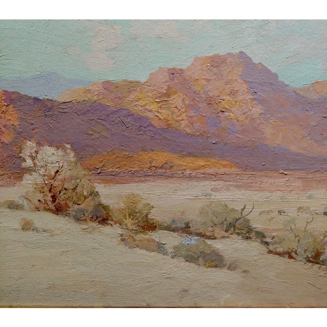 Ernest Henry Pohl 1920s California Desert Landscape Oil Painting