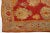 Turkish Oushak Antique Wool Rug Handmade in Red Featuring a Floral Design For Sale In New York - Image 6 of 11