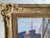 Wood Impressionist Oil Painting on Board of City Harbor Scene in Original Frame For Sale - Image 7 of 9
