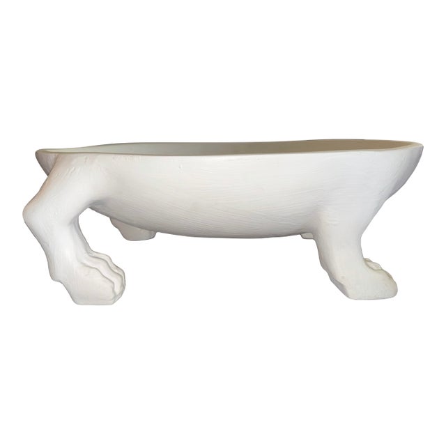 Made Goods Large Roman Bowl White For Sale