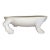 Made Goods Large Roman Bowl White For Sale