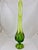 60's Green Swung Vase With Pedestal Base For Sale - Image 4 of 5