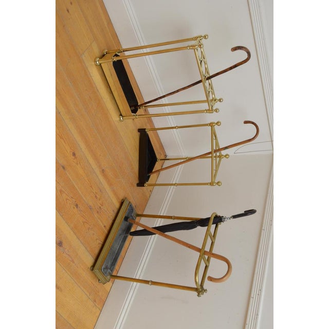 Antique Demi Lune Umbrella Stand, 1890s For Sale - Image 9 of 11