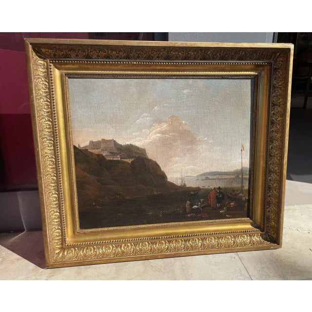 Thomas Wyck, View of Mediterranean Landscape, 1660, Oil on Canvas For Sale - Image 13 of 16