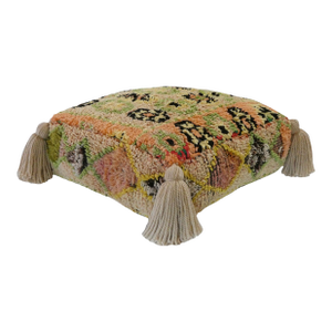Vintage Moroccan Berber Pouf