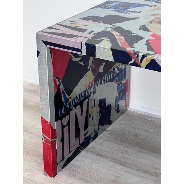 2000 - 2009 Desk by Mimmo Rotella and Marco Ferreri, 2000s For Sale - Image 5 of 12