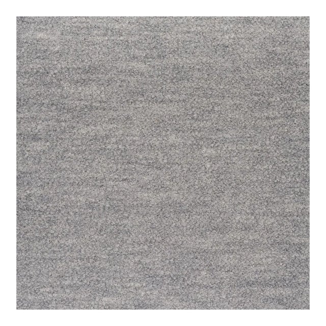 Sample - Schumacher Oskar Alpaca Wool Boucle Fabric in Grey For Sale