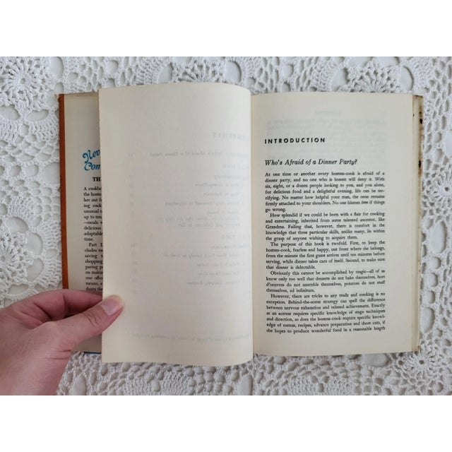 Paper Never in the Kitchen When Company Arrives Cookbook by Theresa Morse, 1964 For Sale - Image 7 of 11